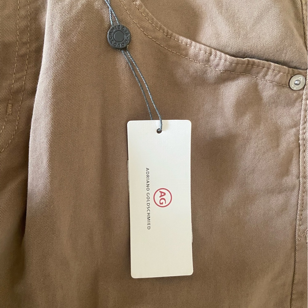 *NWT* AG Adriano Goldschmied tan pants - Picture 5 of 7